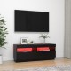 Fekete tv-szekrény led-világítással 100 x 35 x 40 cm Fekete tv-szekrény led-világítással 100 x 35 x 40 cm