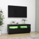 Fekete tv-szekrény led-világítással 100 x 35 x 40 cm Fekete tv-szekrény led-világítással 100 x 35 x 40 cm