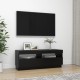 Fekete tv-szekrény led-világítással 100 x 35 x 40 cm Fekete tv-szekrény led-világítással 100 x 35 x 40 cm