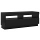 Fekete tv-szekrény led-világítással 100 x 35 x 40 cm Fekete tv-szekrény led-világítással 100 x 35 x 40 cm