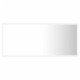 Fehér led-es forgácslap fürdőszobai tükör 90 x 8,5 x 37 cm
