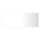 Fehér led-es forgácslap fürdőszobai tükör 100 x 8,5 x 37 cm