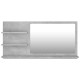Betonszürke forgácslap fürdőszobai tükör 90 x 10,5 x 45 cm Betonszürke forgácslap fürdőszobai tükör 90 x 10,5 x 45 cm
