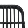 7 részes polyrattan és üveg kültéri étkezőgarnitúra