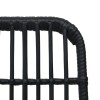 9 részes polyrattan és üveg kültéri étkezőgarnitúra