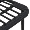 9 részes polyrattan és üveg kültéri étkezőgarnitúra