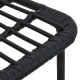3 részes polyrattan és üveg kültéri étkezőgarnitúra