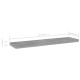 4 db betonszürke forgácslap könyvespolc 40 x 10 x 1,5 cm