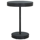 5 részes fekete polyrattan kerti bárszett 5 részes fekete polyrattan kerti bárszett