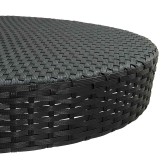 5 részes fekete polyrattan kerti bárszett 5 részes fekete polyrattan kerti bárszett