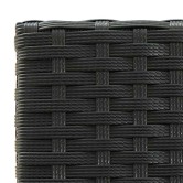 5 részes fekete polyrattan kerti bárszett 5 részes fekete polyrattan kerti bárszett