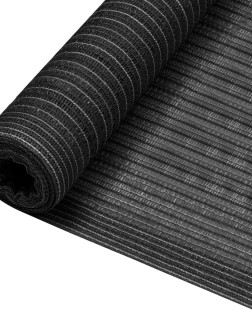 Antracitszürke hdpe belátásgátló háló 1,2 x 10 m 150 g/m²
