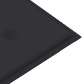 Tömör tíkfa rakásolható kerti pad párnával 128,5 cm