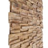 10 db tömör tíkfa 3d falburkoló panel 1,01 m²