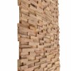 10 db tömör tíkfa 3d falburkoló panel 1,08 m²
