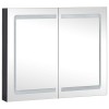 Tükrös fürdőszobaszekrény led világítással 80 x 12,2 x 68 cm