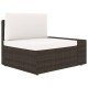 6 részes barna polyrattan kerti ülőgarnitúra párnákkal 6 részes barna polyrattan kerti ülőgarnitúra párnákkal