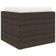 11 részes barna polyrattan kerti ülőgarnitúra párnákkal 11 részes barna polyrattan kerti ülőgarnitúra párnákkal