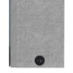 Betonszürke led-es tükrös fürdőszobaszekrény 50 x 13 x 70 cm