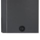 Betonszürke led-es tükrös fürdőszobaszekrény 62 x 14 x 60 cm