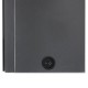 Betonszürke led-es tükrös fürdőszobaszekrény 62 x 14 x 60 cm