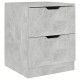Betonszürke forgácslap éjjeliszekrény 40 x 40 x 50 cm Betonszürke forgácslap éjjeliszekrény 40 x 40 x 50 cm