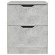 Betonszürke forgácslap éjjeliszekrény 40 x 40 x 50 cm Betonszürke forgácslap éjjeliszekrény 40 x 40 x 50 cm