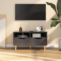 Szürke forgácslap tv-szekrény 90 x 40 x 48,5 cm