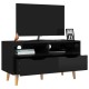Magasfényű fekete forgácslap tv-szekrény 90 x 40 x 48,5 cm Magasfényű fekete forgácslap tv-szekrény 90 x 40 x 48,5 cm