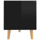 Magasfényű fekete forgácslap tv-szekrény 90 x 40 x 48,5 cm Magasfényű fekete forgácslap tv-szekrény 90 x 40 x 48,5 cm