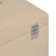 Bézs bársonypad tárolórekesszel 80 cm