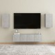 2 db betonszürke forgácslap tv-szekrény 30,5 x 30 x 60 cm