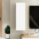 Fehér forgácslap tv-szekrény 30,5 x 30 x 90 cm Fehér forgácslap tv-szekrény 30,5 x 30 x 90 cm