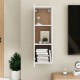 Fehér forgácslap tv-szekrény 30,5 x 30 x 90 cm Fehér forgácslap tv-szekrény 30,5 x 30 x 90 cm