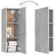Betonszürke forgácslap tv-szekrény 30,5 x 30 x 90 cm Betonszürke forgácslap tv-szekrény 30,5 x 30 x 90 cm