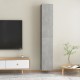 2 db betonszürke forgácslap tv-szekrény 30,5 x 30 x 90 cm