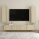 Sonoma-tölgy színű forgácslap tv-szekrény 30,5 x 30 x 110 cm Sonoma-tölgy színű forgácslap tv-szekrény 30,5 x 30 x 110 cm
