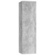 Betonszürke forgácslap tv-szekrény 30,5 x 30 x 110 cm Betonszürke forgácslap tv-szekrény 30,5 x 30 x 110 cm