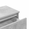 2 db betonszürke szerelt fa éjjeliszekrény 40 x 30 x 39 cm