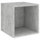 2 db betonszürke forgácslap faliszekrény 37 x 37 x 37 cm 2 db betonszürke forgácslap faliszekrény 37 x 37 x 37 cm