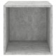 2 db betonszürke forgácslap faliszekrény 37 x 37 x 37 cm 2 db betonszürke forgácslap faliszekrény 37 x 37 x 37 cm
