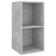 Betonszürke falra szerelhető forgácslap tv-szekrény 37x37x72 cm Betonszürke falra szerelhető forgácslap tv-szekrény 37x37x72 cm