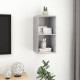 Betonszürke falra szerelhető forgácslap tv-szekrény 37x37x72 cm Betonszürke falra szerelhető forgácslap tv-szekrény 37x37x72 cm