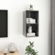 Magasfényű szürke forgácslap fali tv-szekrény 37 x 37 x 72 cm Magasfényű szürke forgácslap fali tv-szekrény 37 x 37 x 72 cm