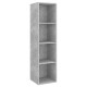 Betonszürke forgácslap fali tv-szekrény 37x37x142,5 cm Betonszürke forgácslap fali tv-szekrény 37x37x142,5 cm