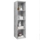 Betonszürke forgácslap fali tv-szekrény 37x37x142,5 cm Betonszürke forgácslap fali tv-szekrény 37x37x142,5 cm
