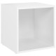 2 db fehér forgácslap tv-szekrény 37 x 35 x 37 cm 2 db fehér forgácslap tv-szekrény 37 x 35 x 37 cm
