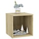 2 db sonoma tölgy színű forgácslap tv-szekrény 37 x 35 x 37 cm 2 db sonoma tölgy színű forgácslap tv-szekrény 37 x 35 x 37 cm