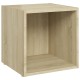 2 db sonoma tölgy színű forgácslap tv-szekrény 37 x 35 x 37 cm 2 db sonoma tölgy színű forgácslap tv-szekrény 37 x 35 x 37 cm