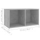 Betonszürke forgácslap tv-szekrény 72 x 35 x 36,5 cm Betonszürke forgácslap tv-szekrény 72 x 35 x 36,5 cm